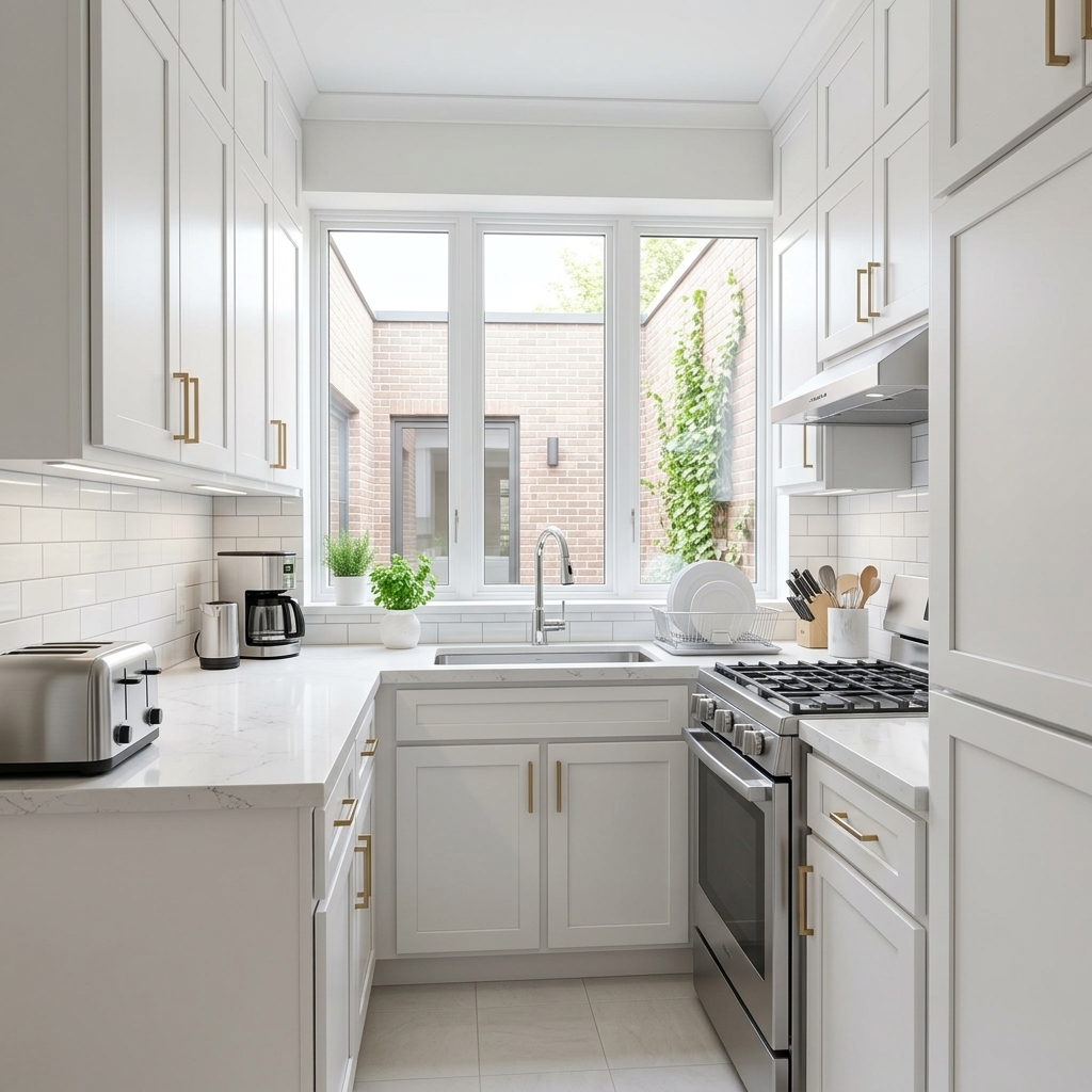 After: Dark kitchen turned daylight room